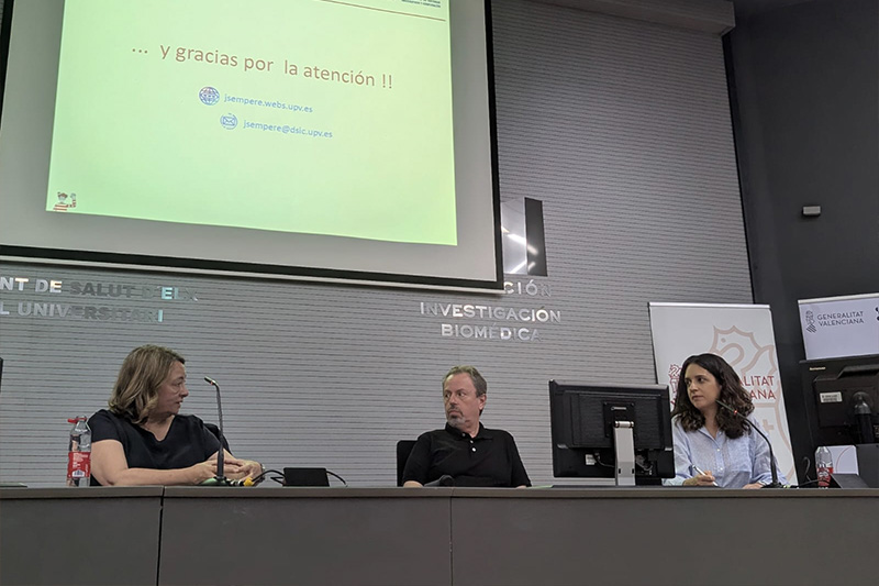 La doctora Camps presenta el proyecto europeo ODELIA en una jornada de Fisiabio sobre IA en Biomedicina